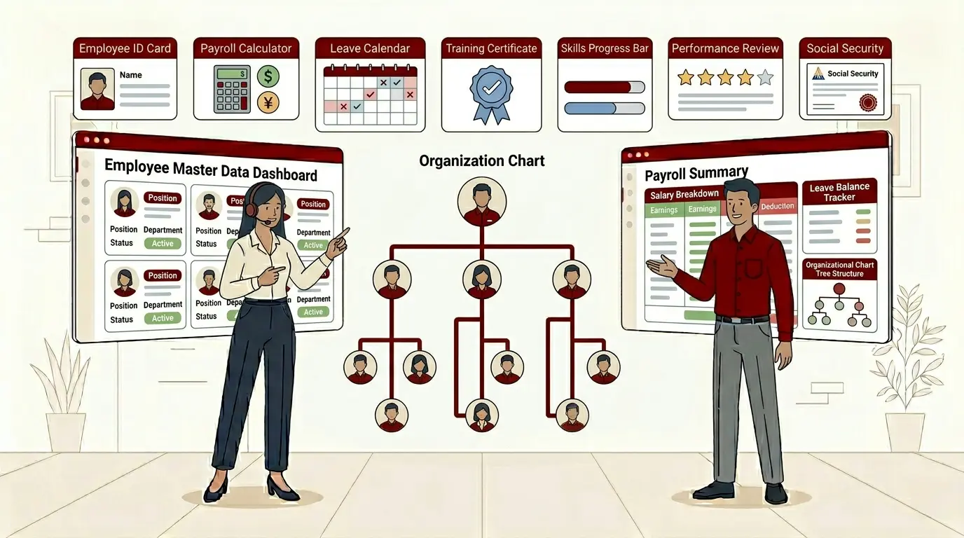 ระบบการจัดการข้อมูลพนักงานใน SAP Business One