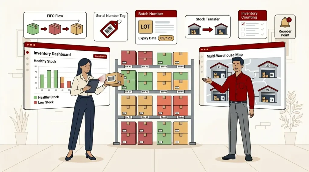 ระบบการจัดการสินค้าคงคลัง ใน SAP Business One